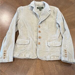 Women’s Eddie Bauer Beige Corduroy Jacket - Size 10